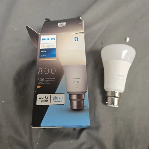 BOXED PHILIPS HUE WHITE 800 B22