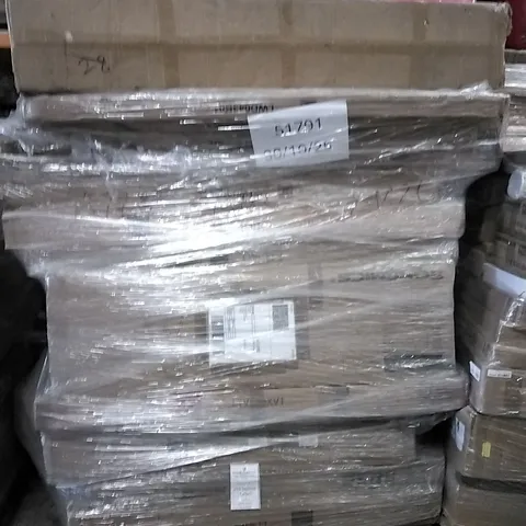 PALLET OF ASSORTED PRODUCTS AND HOUSEHOLD GOODS TO INCLUDE;ALUMINIUM LADDER,COSMETIC ORGANISER,COMPUTER DESK