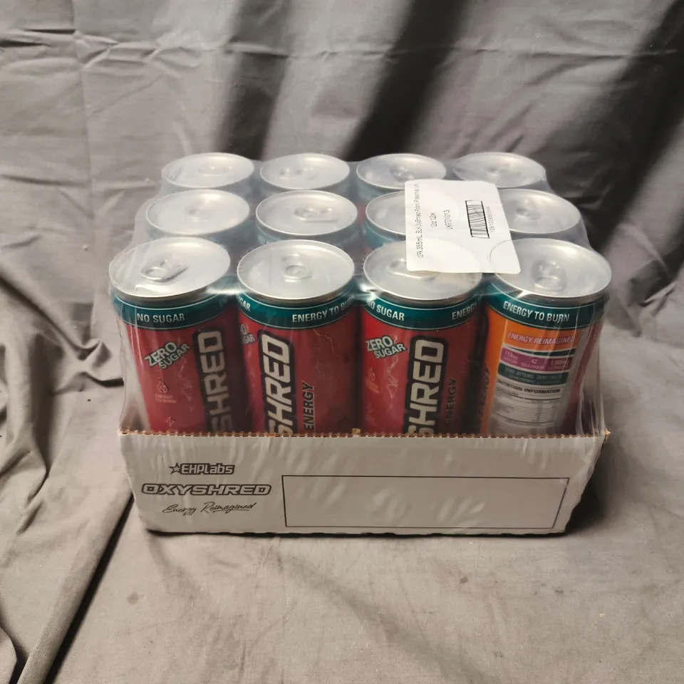 OXYSHRED ULTRA ENERGY 12 X 355ML CANS – UK PACK