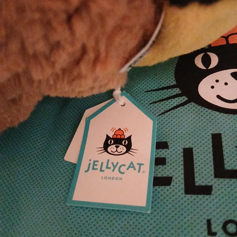 JELLYCAT LONDON BARTHOLOMEW BEAR 'BUMBLEBEE' PLUSH TOY