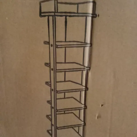 BOXED NEO SHELVES RUSTIC BROWN