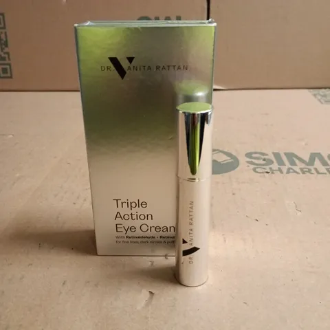 DR ANITA RATTAN TRIPLE ACTION EYE CREAM – FACIAL SKIN CARE 10ML
