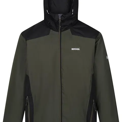 BRAND NEW REGATTA THORNRIDGE II MENS JACKET IN DARK KHAKI/BLACK SIZE 3XL