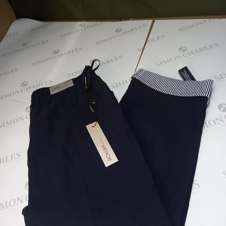 RAMON CONTRAST TROUSERS SIZE 16