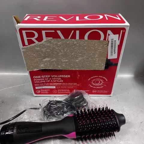 BOXED REVLON SALON ONE-STEP HAIR DRYER & VOLUMIZER 