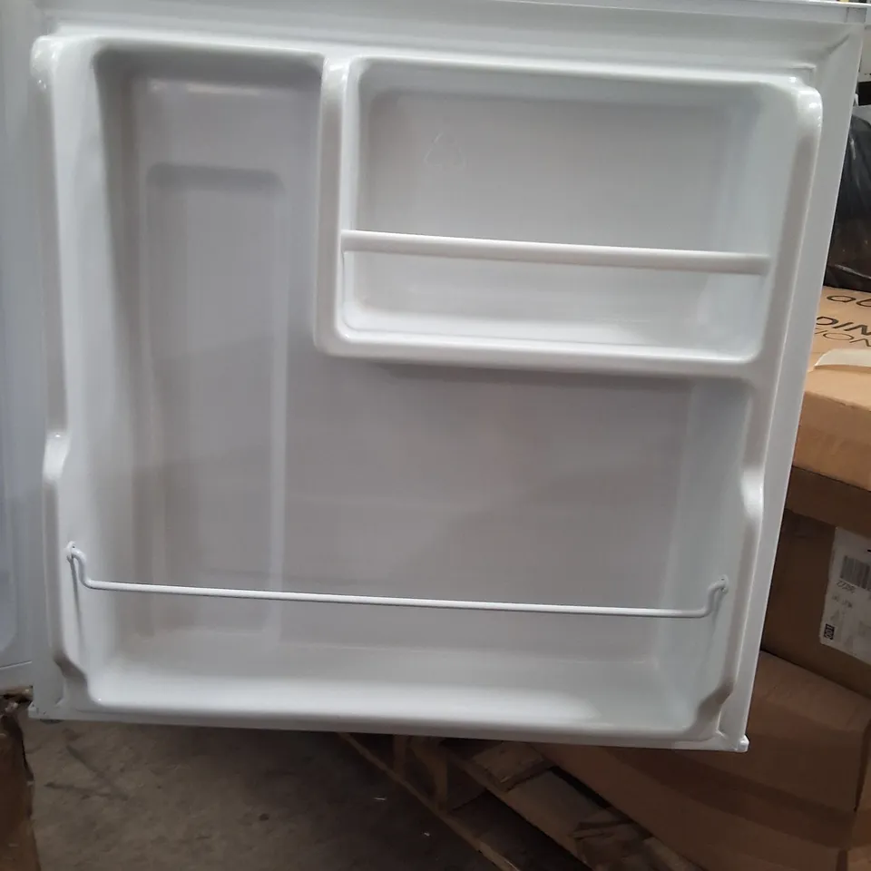 ABODE TABLE TOP MINI FRIDGE WHITE FREESTANDING 43 LITRE CAPACITY WITH REVERSIBLE DOOR & ICE BOX, ADJUSTABLE FEET & 1 WIRE SHELF ATTF0E1W (WHITE)