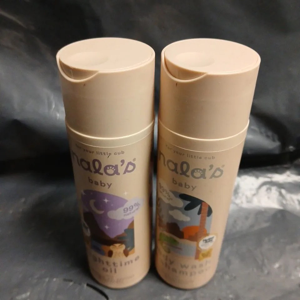 APPROXIMATELY 25 NALA'S BABY PRODUCTS TO INCLUDE NIGHTTIME OIL & BODYWASH/SHAMPOO 