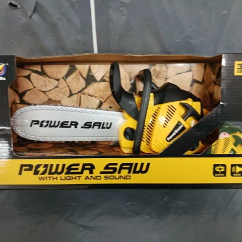 BOXED POWER SAW WITH LIGHT AND SOUND