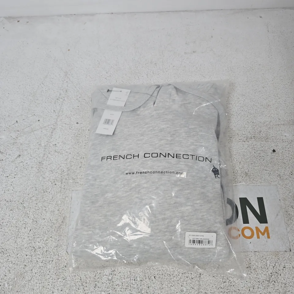 FRENCH CONNECTION GREY HOODIE – SIZE L