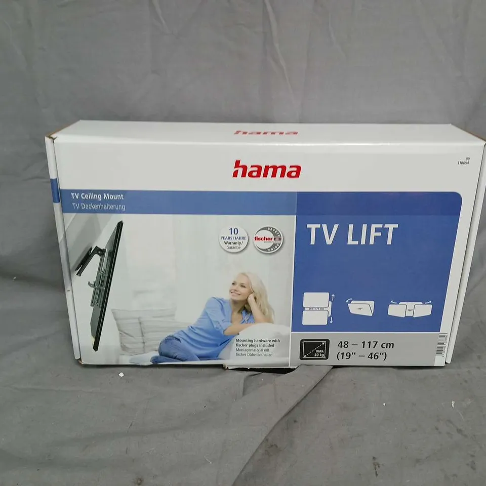 HAMA TV LIFT CEILING MOUNT – BOXED TV MOUNTING SYSTEM
