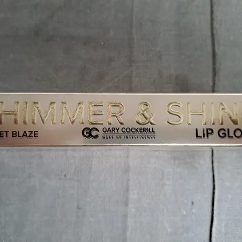 SEALED GARY COCKERILL SHIMMER & SHINE LIP GLOSS SUNSET BLAZE