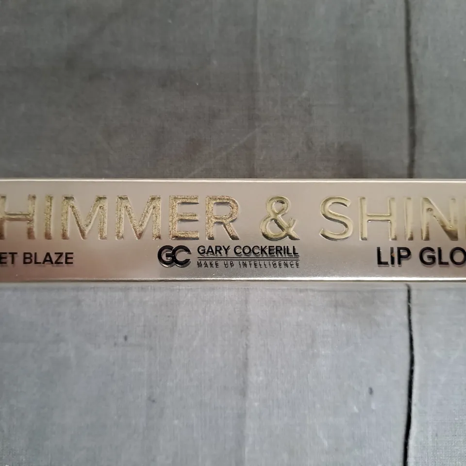 SEALED GARY COCKERILL SHIMMER & SHINE LIP GLOSS SUNSET BLAZE 