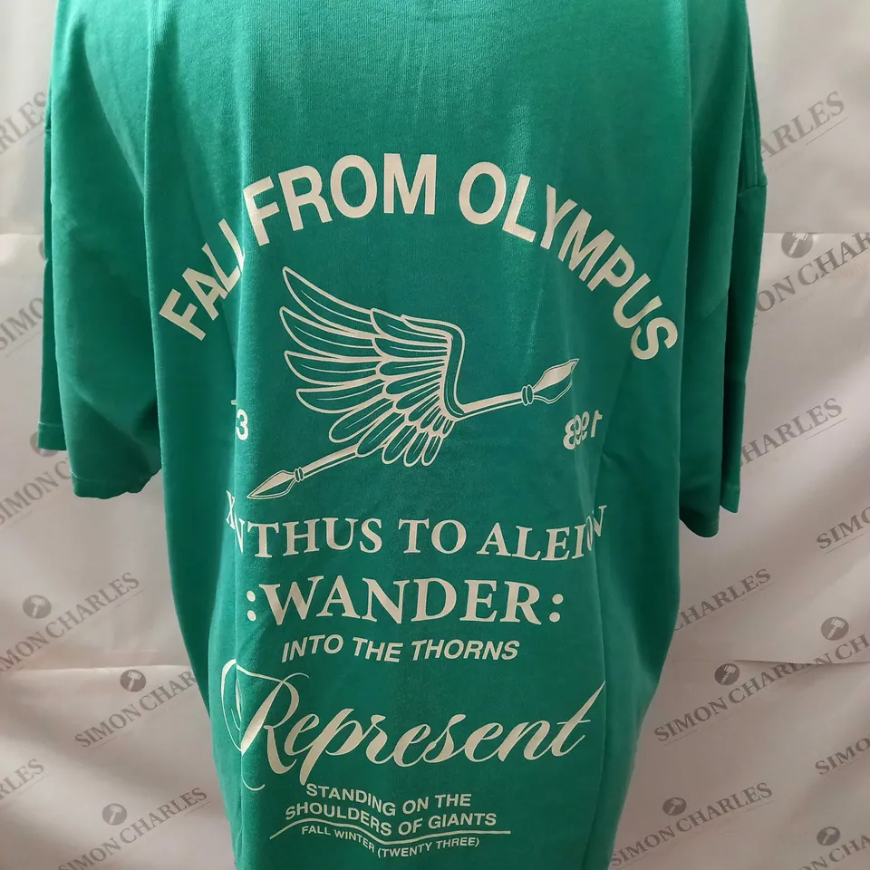 REPRESENT FALL FROM OLYMPUS T-SHIRT SIZE M