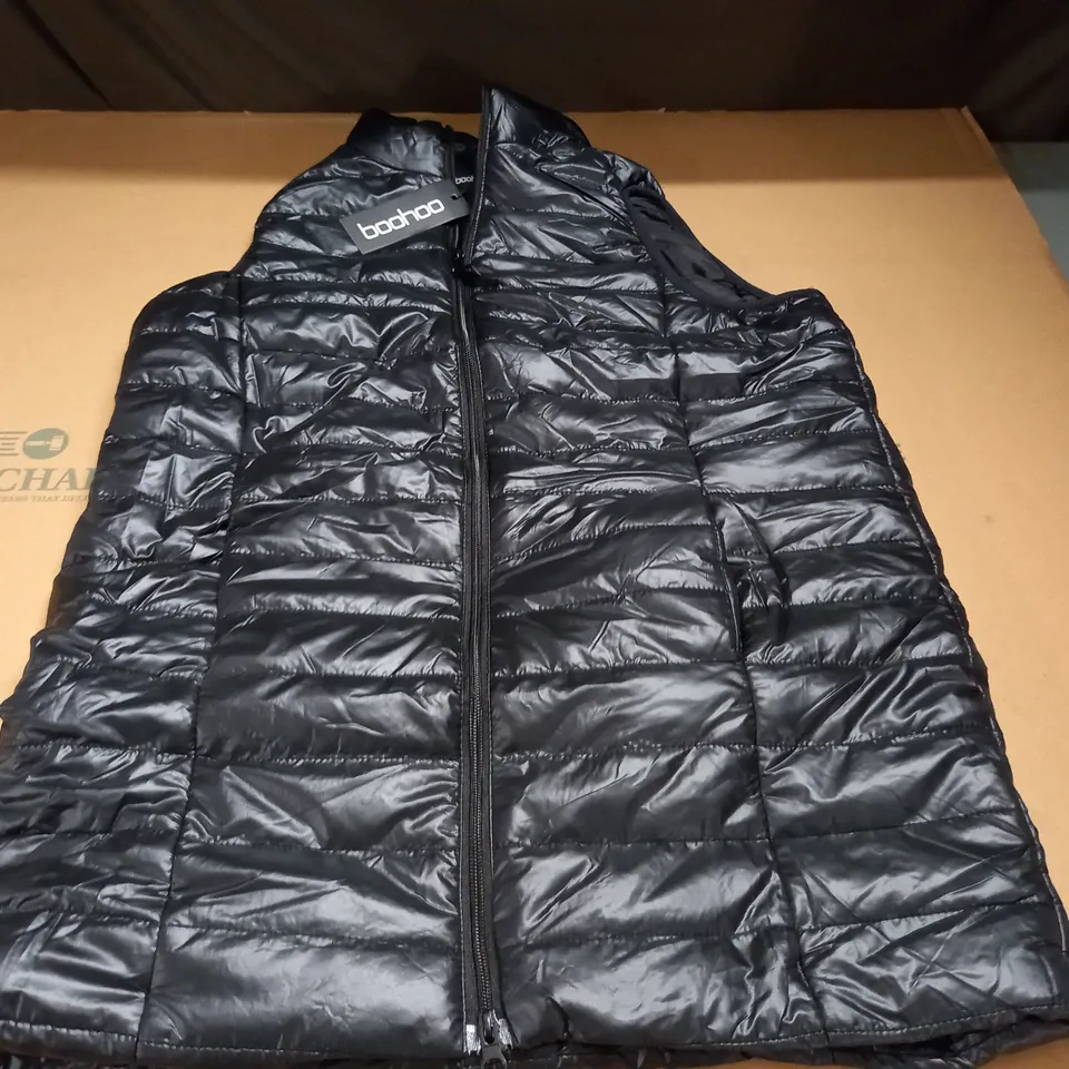 BOOHOO HIGH SHINE MIDI GILET - 8