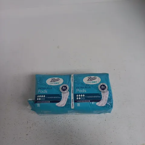 BOOTS STAY DRY EXTRA PLUS PADS TWIN PACK