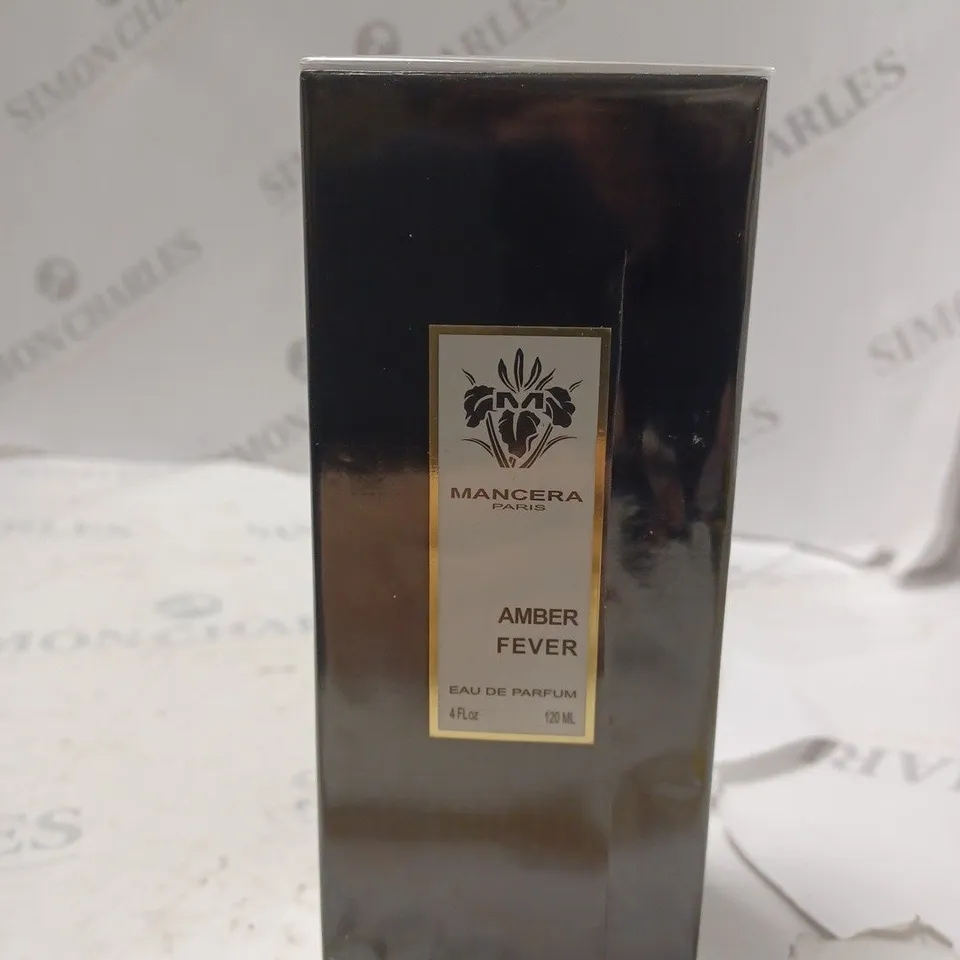 BOXED AND SEALED MANCERA PARIS AMBER FEVER EAU DE PARFUM 120ML
