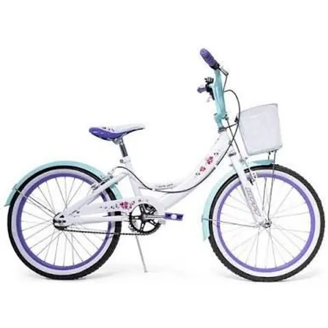 HUFFY GIRLY GIRL 20 INCH WHITE BIKE - COLLECTION ONLY
