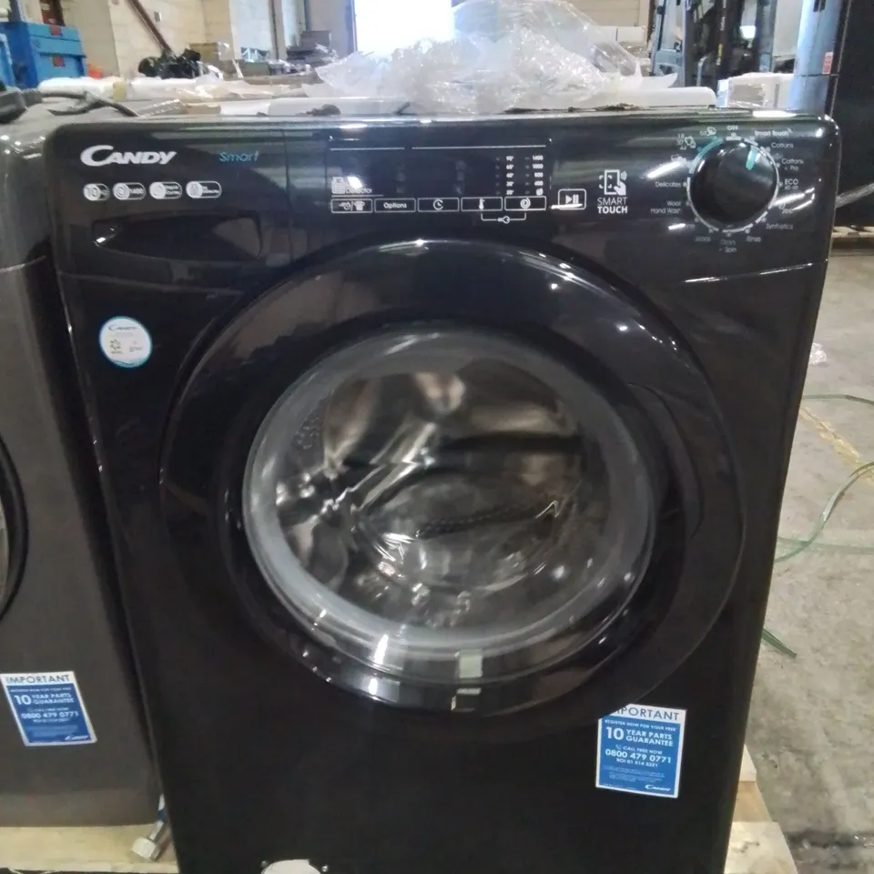 CANDY SMART 10K 1400 SPIN BLACK WASHING MACHINE CS1410TBBE/1-80