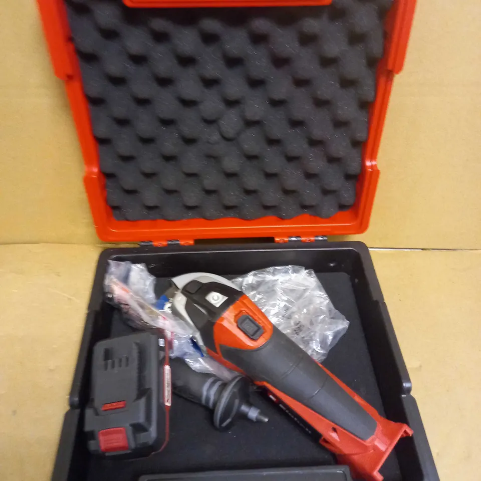 EINHELL ANGLE GRINDER TE-AG 18/115 LI KIT POWER X-CHANGE