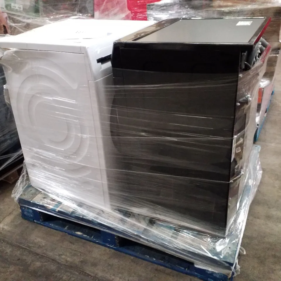 BOSCH 9KG WASHING FREESTANDING MACHINE WHITE AND HOOVER H-WASH 500 FREESTANDING WASHING MACHINE - UNPROCESSED RAW RETURNS