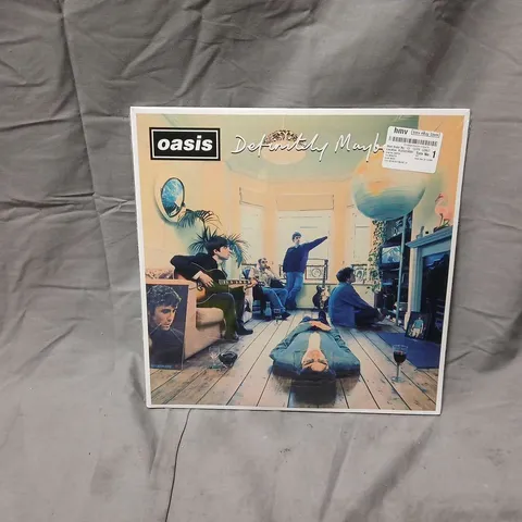 SEALED OASIS – DEFINITELY MAYBE VINYL LP (RKDLP70) – 2014 BIG BROTHER RECORDINGS REISSUE