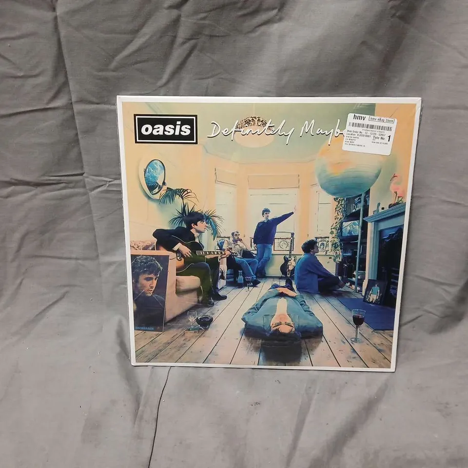 SEALED OASIS – DEFINITELY MAYBE VINYL LP (RKDLP70) – 2014 BIG BROTHER RECORDINGS REISSUE