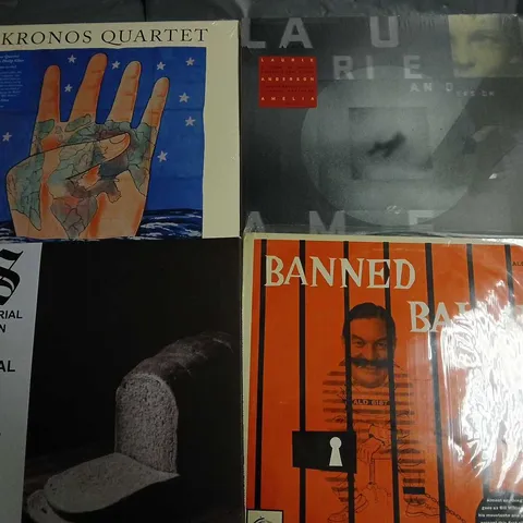 LOT OF 9 ASSORTED VINYLS TO INCLUDE METALLICA, ROGER WATERS AND BANNED BALLADS