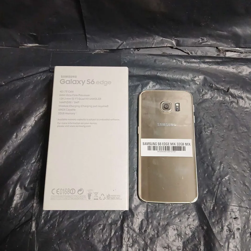 SAMSUNG GALAXY S6 EDGE SMARTPHONE – GOLD – BOXED