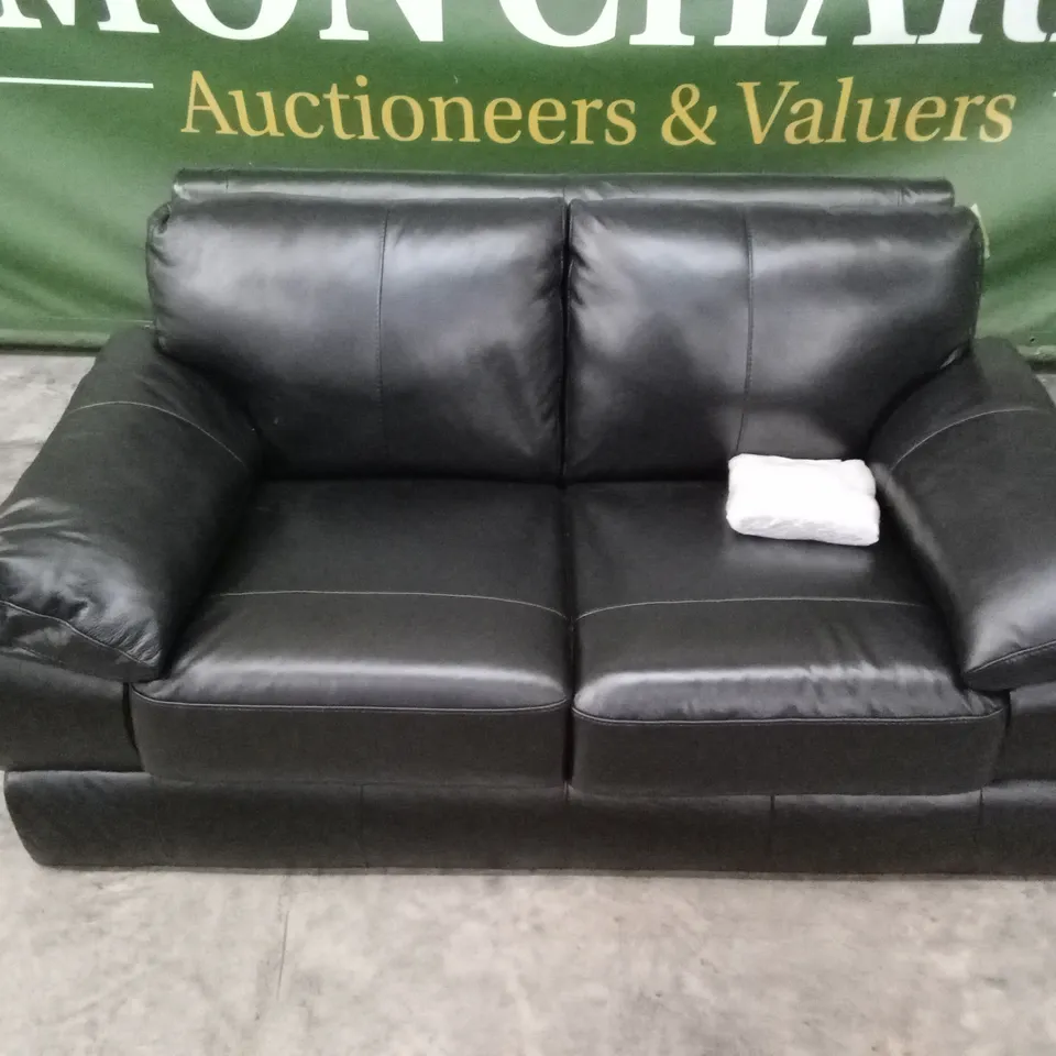 MARLOW 2 SEATER LEATHER SOFA RRP £1299