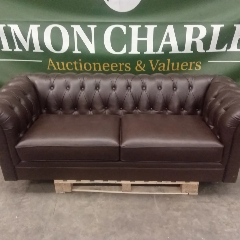 BAKERFIELD 3 SEATER LEATHER/FAUX LEATHER SOFA RRP £1399