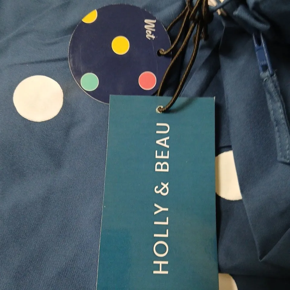 HOLLY & BEAU COLOUR CHANGING  SPOT RAINCOAT – XS KIDS