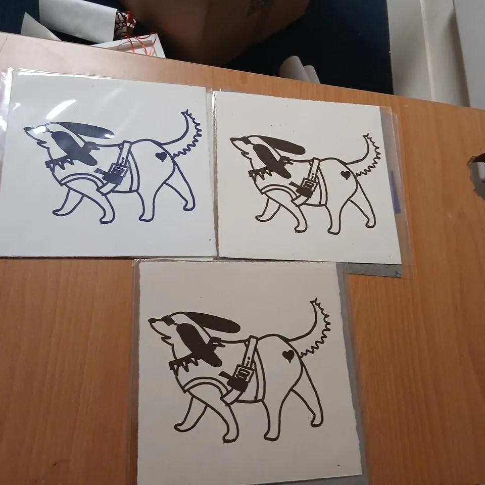 SIX ASSORTED ZITONG ZHAO SCREEN PRINTS
