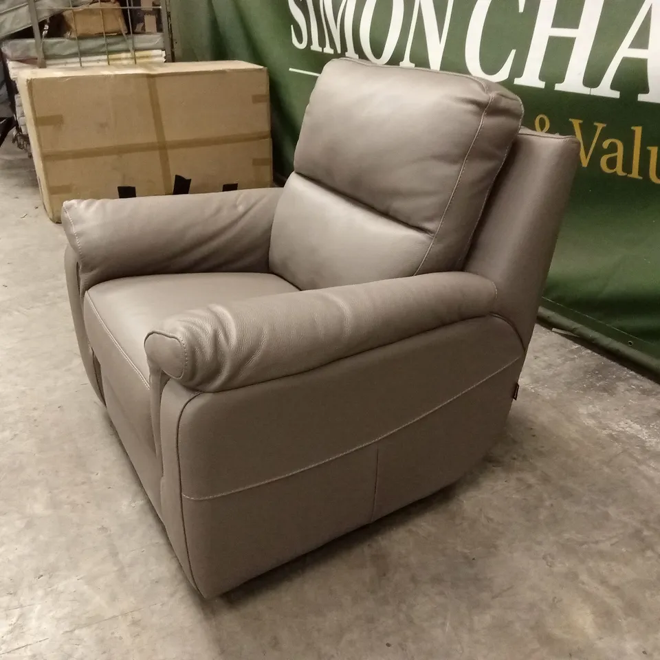 QUALITY DESIGNER ITALIAN MADE LEATHER ARMCHAIR