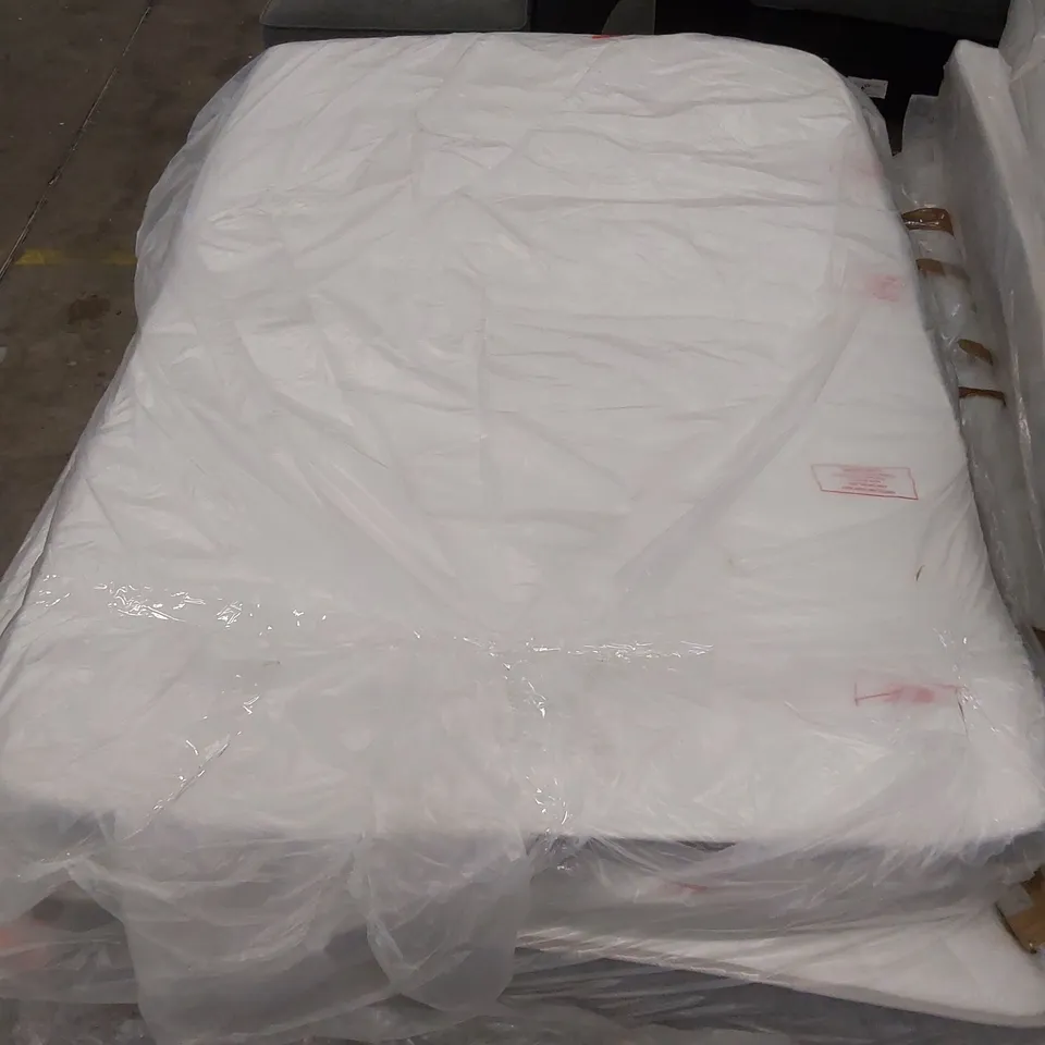 QUALITY BAGGED FOAM SPRUNG OPEN COIL 4FT MATTRESS 