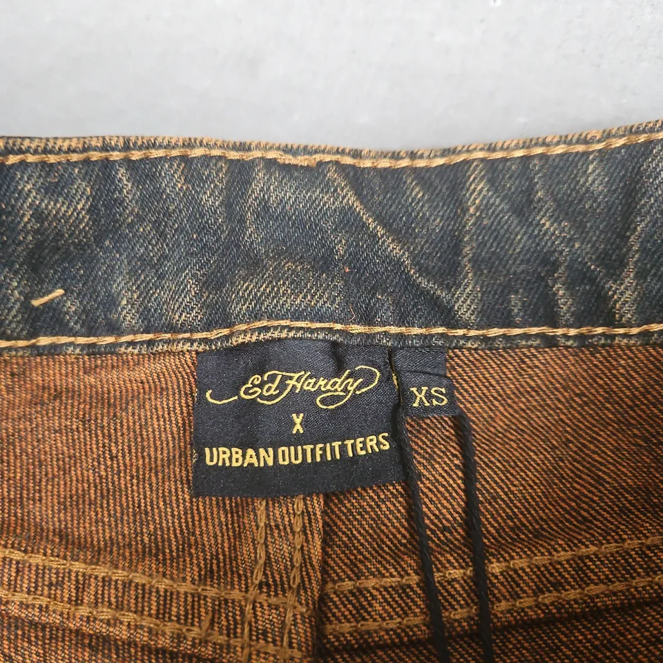 ED HARDY X URBAN OUTFITTERS JEANS – DARK DENIM, XS