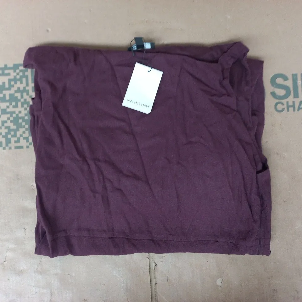 NOBODY'S CHILD KALANI MIDI DRESS IN PURPLE SIZE UK 14