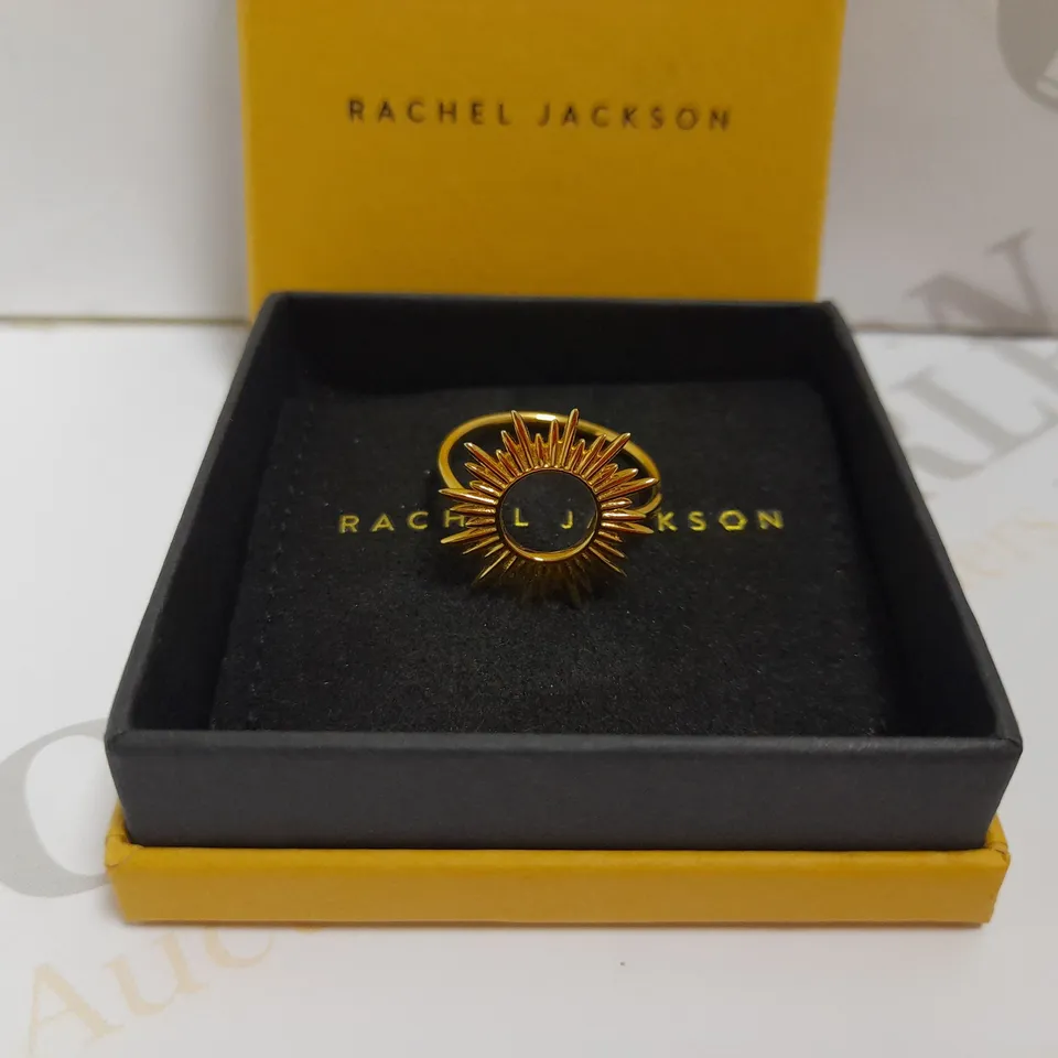 RACHEL JACKSON ELECTRIC GODDESS SUN RING, GOLD - ONE SIZE  RRP £65