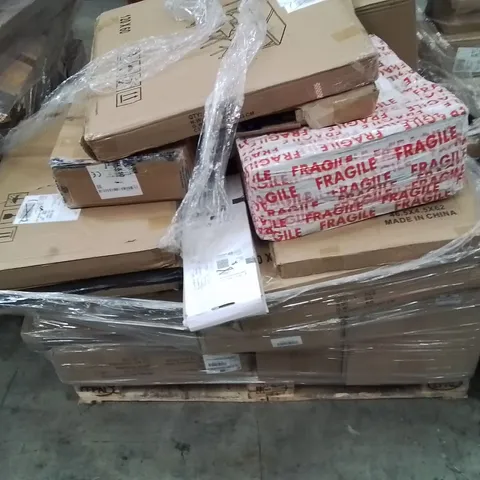 PALLET CONTAINING VARIOUS ASSORTED BOXED ITEMS TO INCLUDE,  PICNIC SETS, VACUUM CLEANER, DRESSING TABLE AND LOTS MORE UNMARKED BOXED ITEMS 
