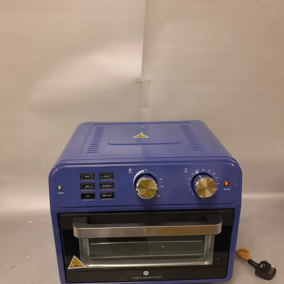 BOXED COOK'S ESSENTIAL 21-LITRE AIRFRYER OVEN IN NAVY 