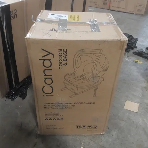 BOXED ICANDY COCOON CAR SEAT & BASE
