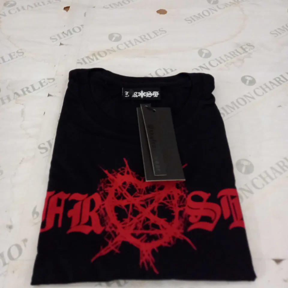 THE FROST WEAR BLACK T-SHIRT SIZE XXL