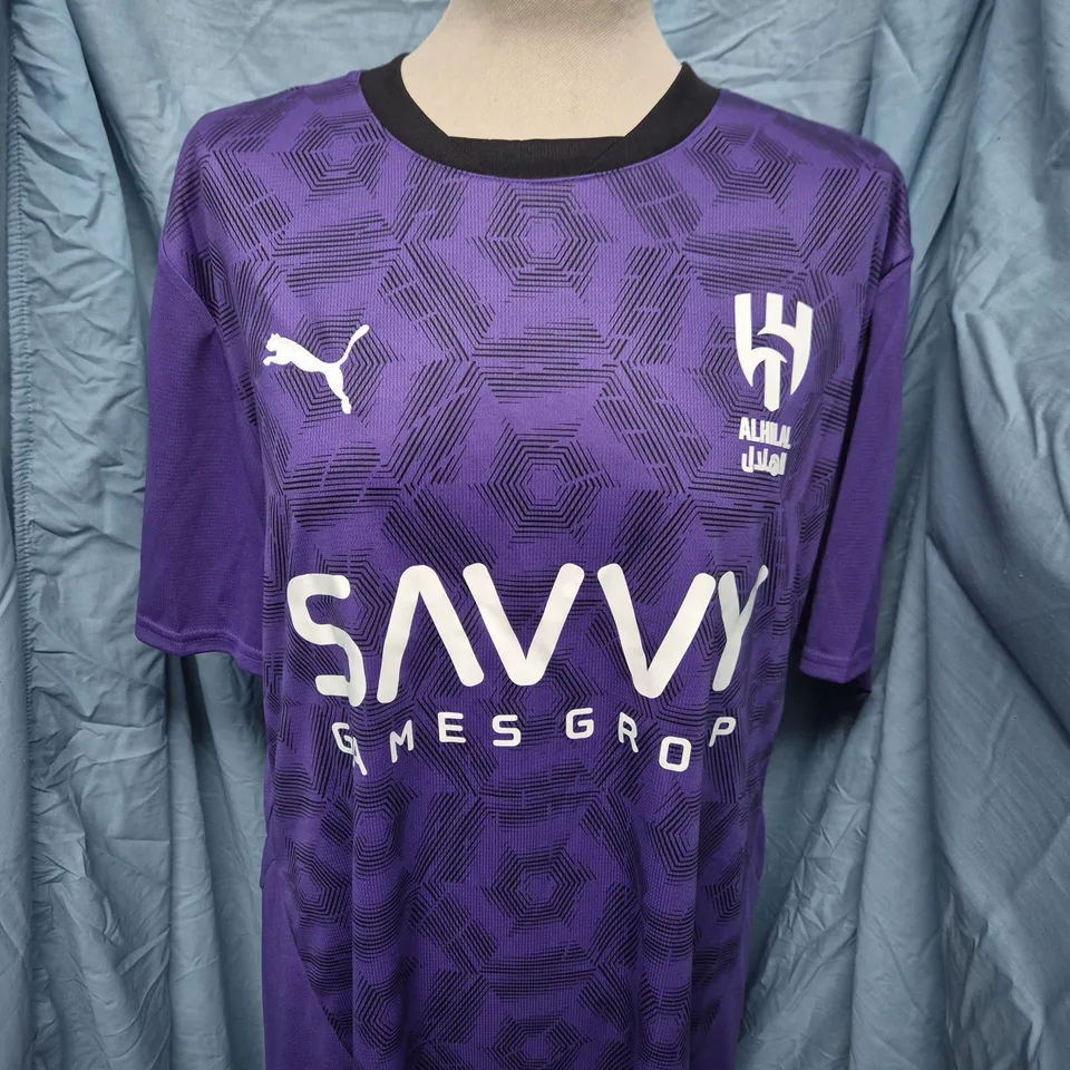 PUMA AL HILAL FOOTBALL JERSEY – SIZE XL