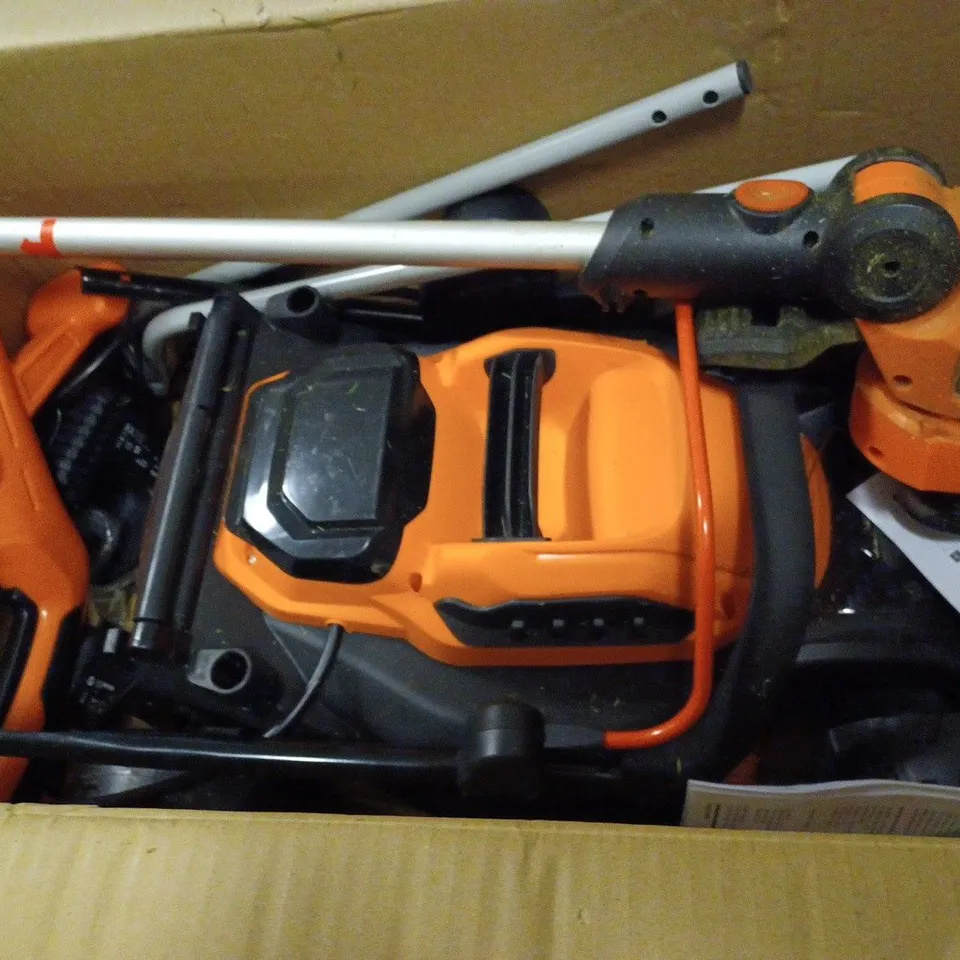 YARD FORCE 32CM LAWNMOWER AND TRIMMER RRP £199