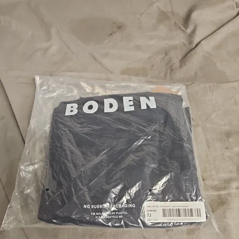 BODEN WESTBOURNE CROP LINEN TROUSERS – NAVY, WOMEN'S (SIZE 7J)