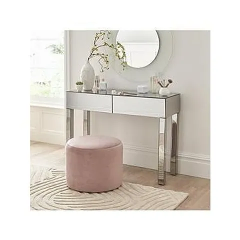 BOXED VALOUR DRESSING TABLE IN GREY/MIRROR (1 BOX)