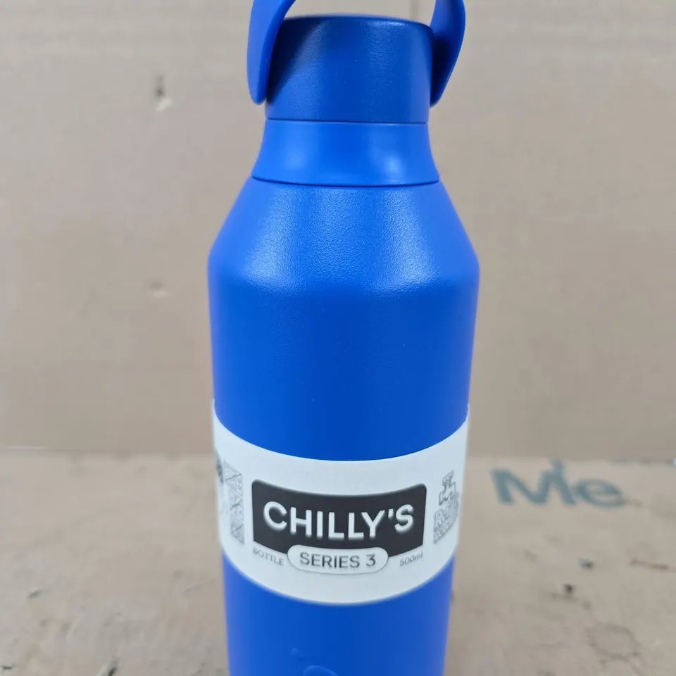 CHILLY'S SERIES 3 500ML WATER BOTTLE – BLUE - UNILEVER MARKETING ACADEMY 