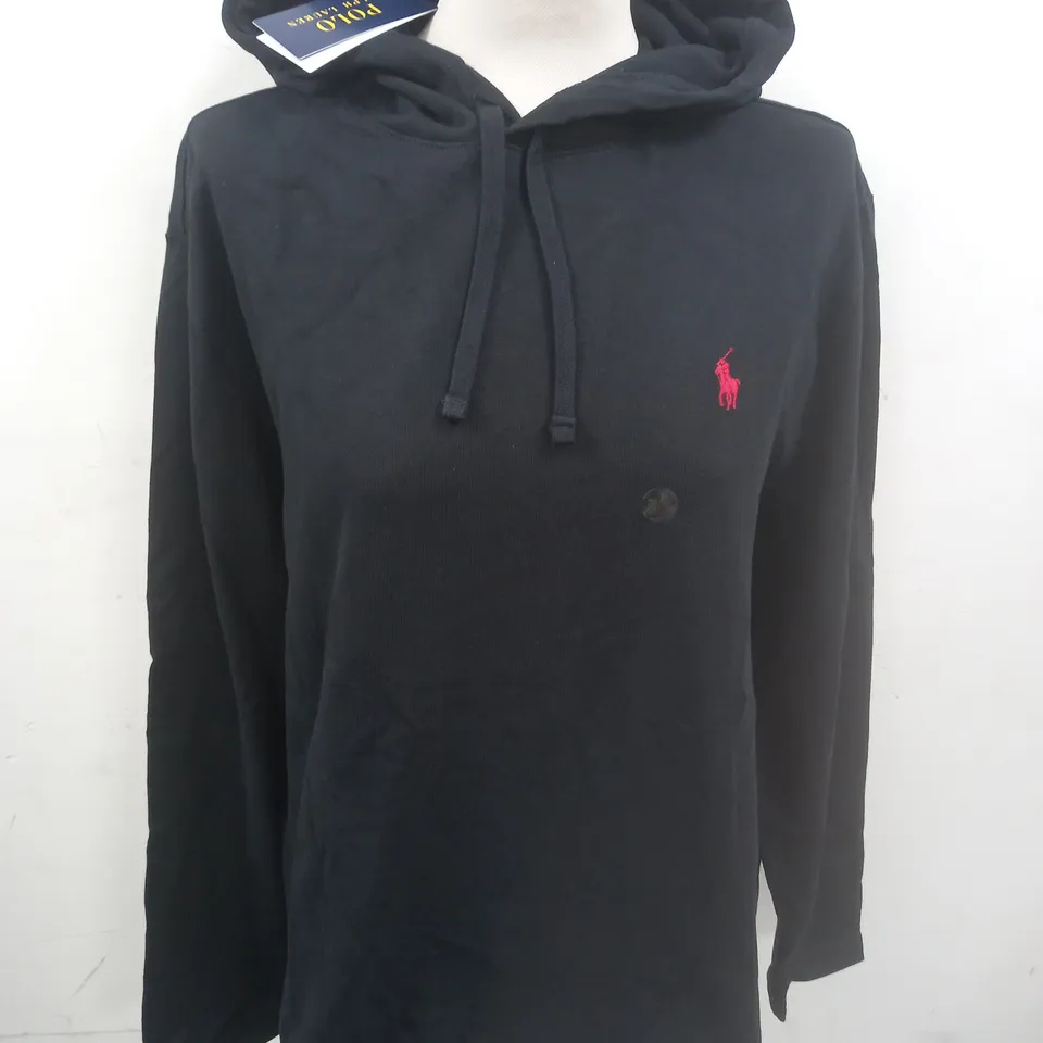 POLO RALPH LAUREN LASSICS HOODIE IN BLACK - M