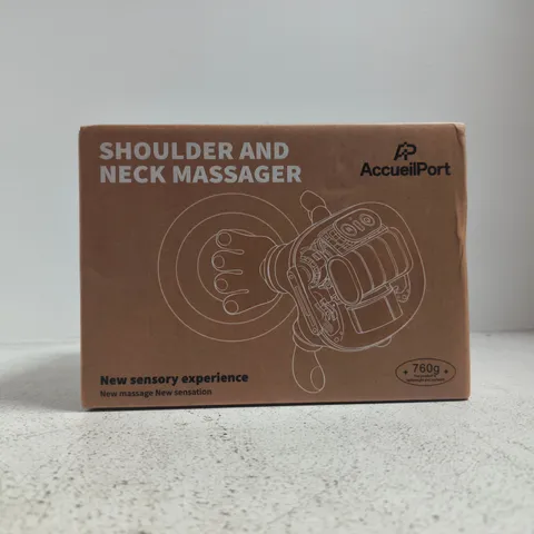 BOXED ACCUEIL PORT SHOULDER AND NECK MASSAGER