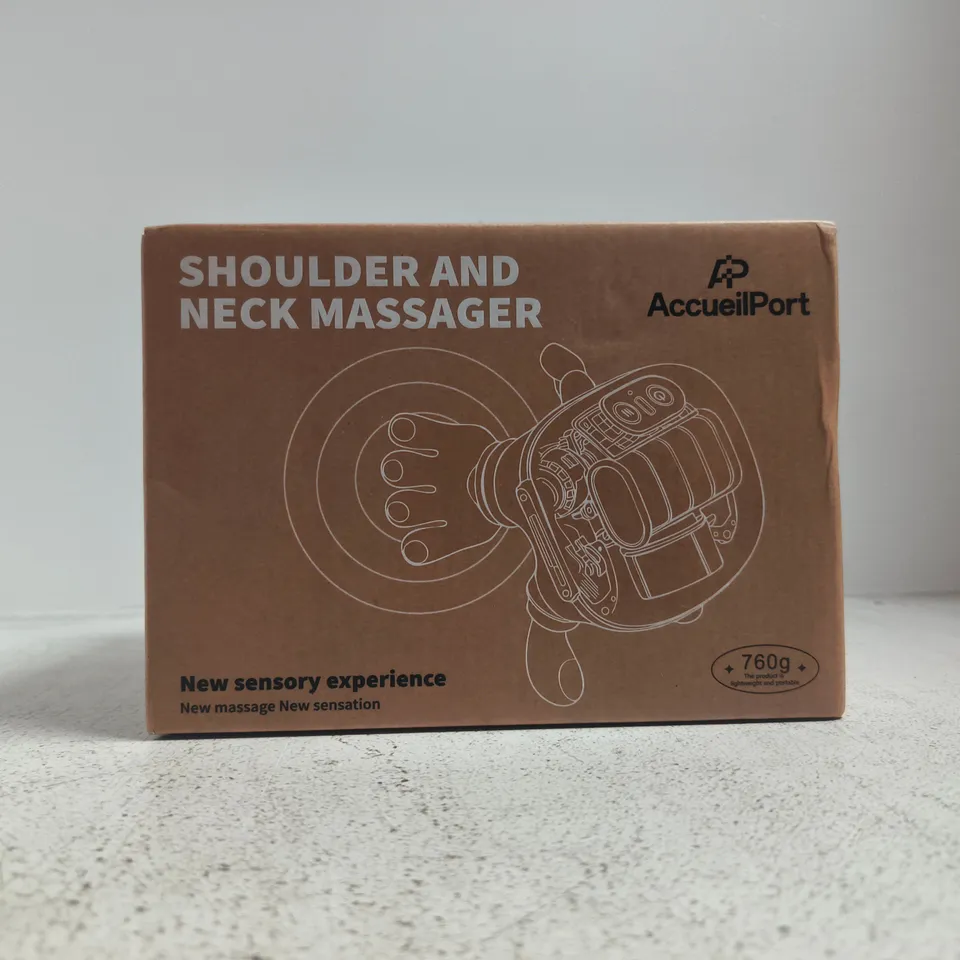 BOXED ACCUEIL PORT SHOULDER AND NECK MASSAGER