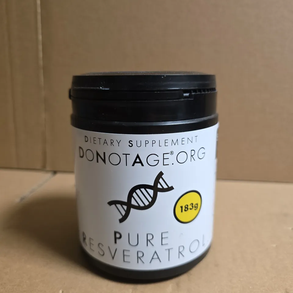 DO NOT AGE PURE RESVERATROL DIETARY SUPPLEMENTS - 183G